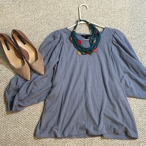 Banana Republic Bue/Gray Top